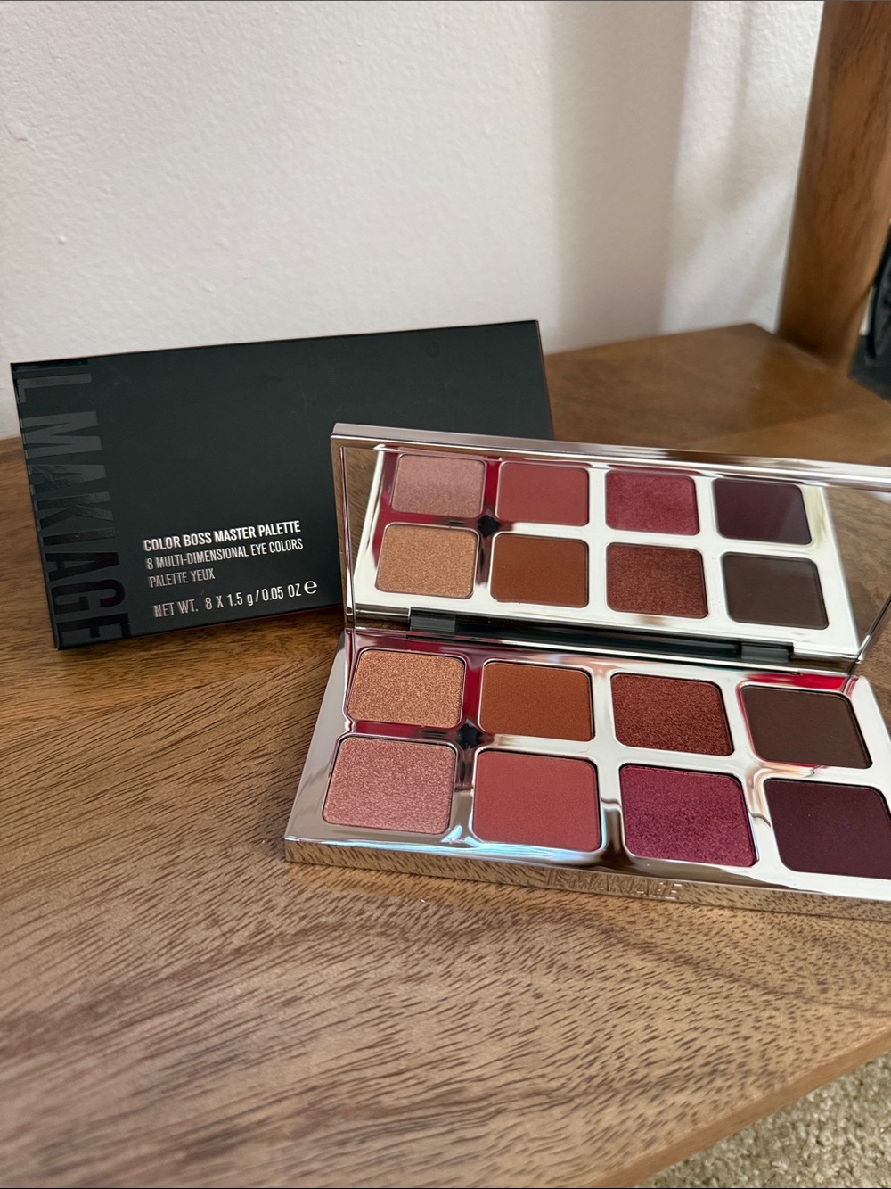 IL MAKIAGE Eyeshadow Palette — Rose, Burgundy, Copper & Brown Tones